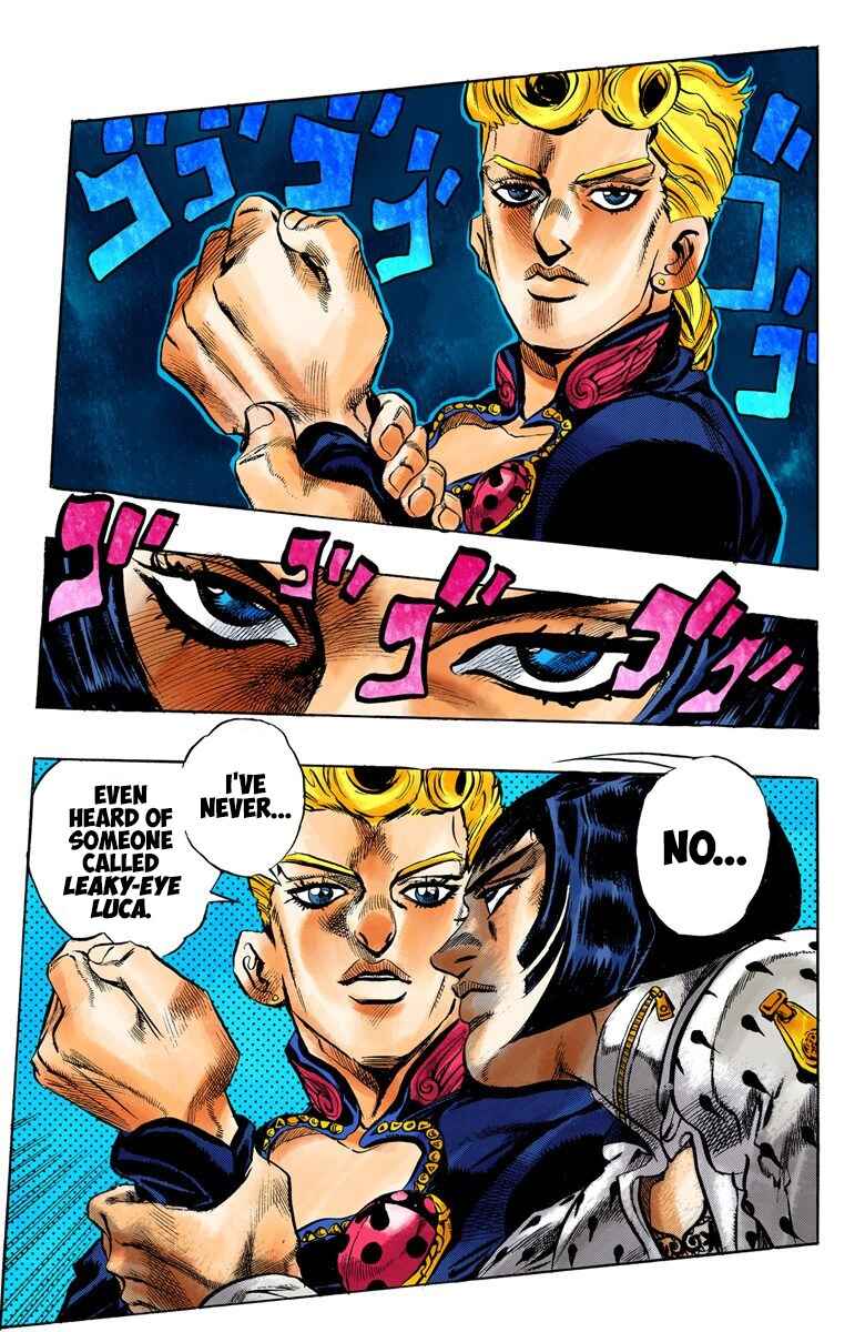 JoJo no Kimyou na Bouken: Part 5 - Ougon no Kaze Color-ban Chapter 4 - Page 16