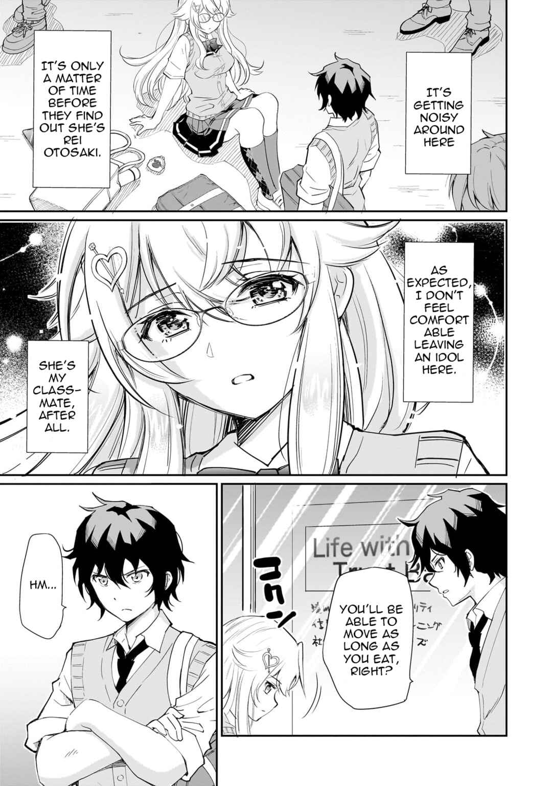 Isshou Hatarakitakunai Ore ga, Classmate no Daininki Idol ni Natsukaretara Chapter 2 - Page 3