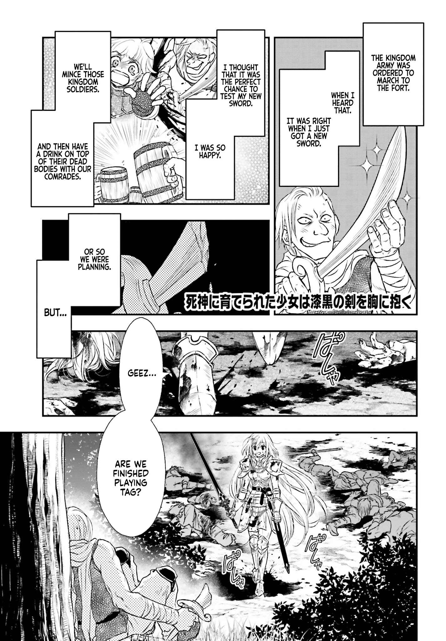 Shinigami ni Sodaterareta Shoujo wa Shikkoku no Tsurugi o Mune ni Idaku Chapter 5 - Page 2