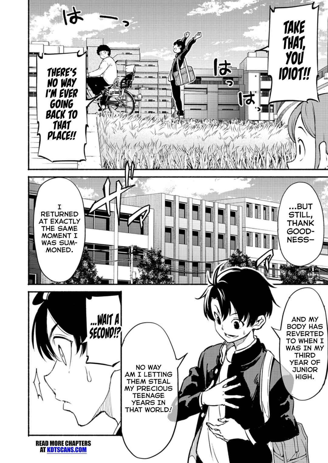 Isekai kara Kikan Shitara Chikyuu mo Kanari Fantasy deshita. Ato, Make Heroine-domo Kocchi Minna. Chapter 1 - Page 14