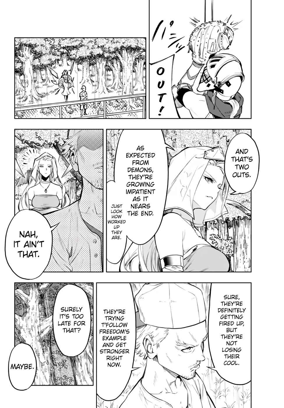 Yakyuu de Sensou suru Isekai de Choukoukoukyuu Ace ga Jakushou Kokka o Sukuu Youdesu Chapter 34.1 - Page 22