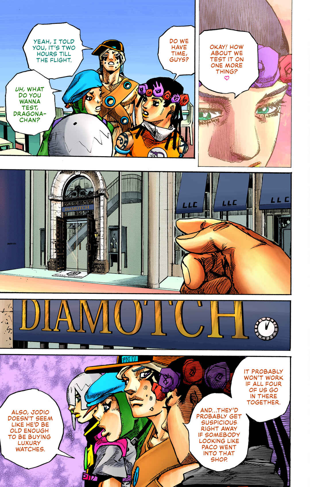 JoJo no Kimyou na Bouken Dai-9-bu: The JOJOLands Color-ban Chapter 8 - Page 14