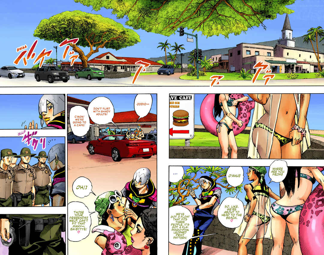 JoJo no Kimyou na Bouken Dai-9-bu: The JOJOLands Color-ban Chapter 8 - Page 2
