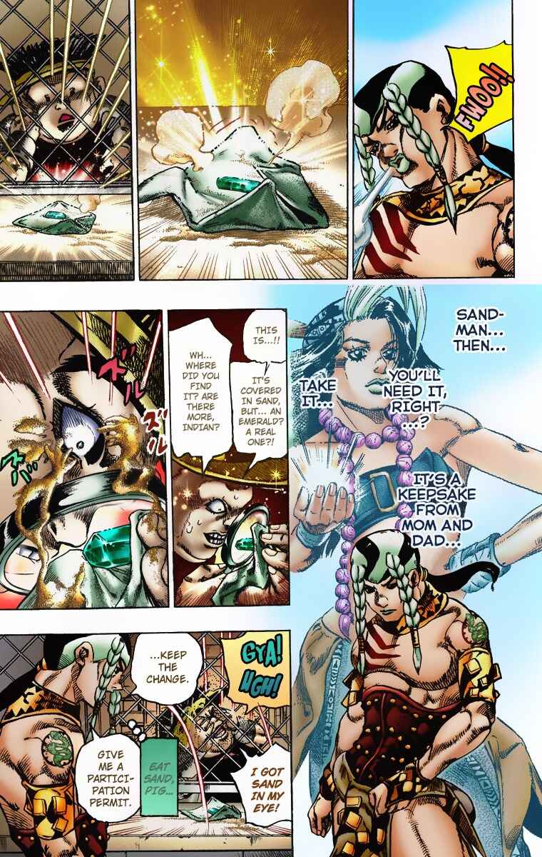 JoJo no Kimyou na Bouken: Part 7 - Steel Ball Run Color-ban Chapter 4 - Page 15