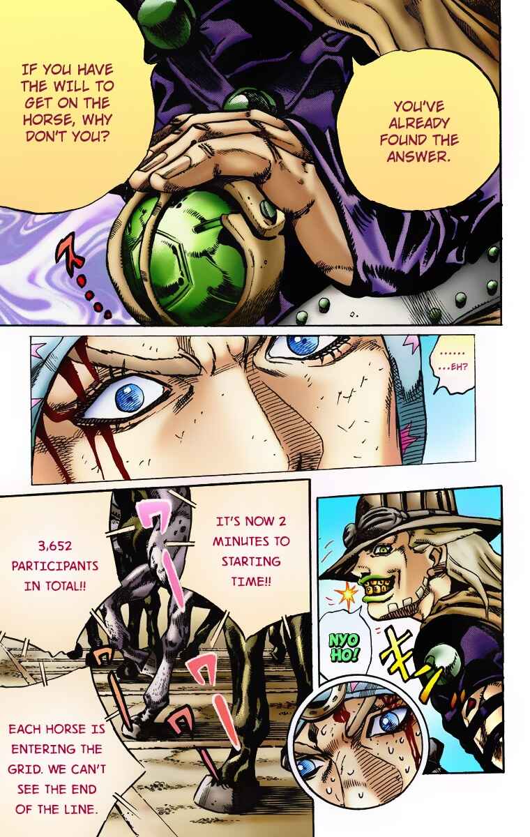 JoJo no Kimyou na Bouken: Part 7 - Steel Ball Run Color-ban Chapter 4 - Page 24