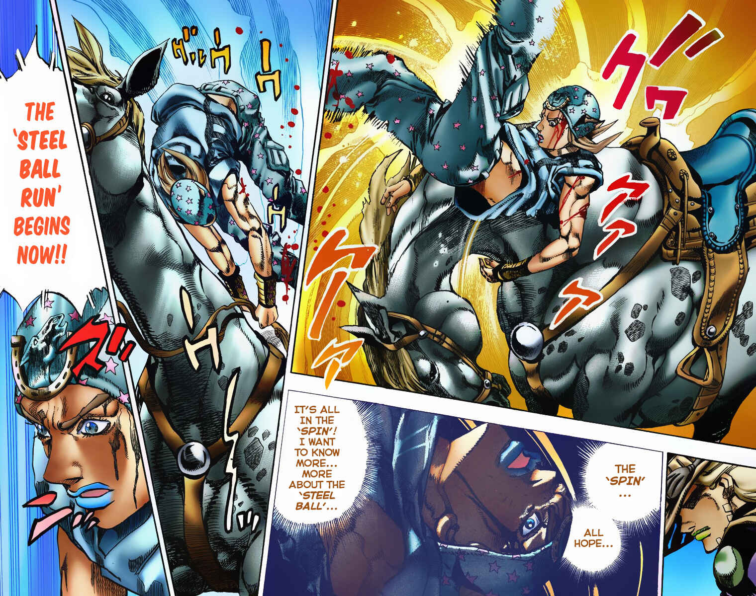 JoJo no Kimyou na Bouken: Part 7 - Steel Ball Run Color-ban Chapter 4 - Page 26