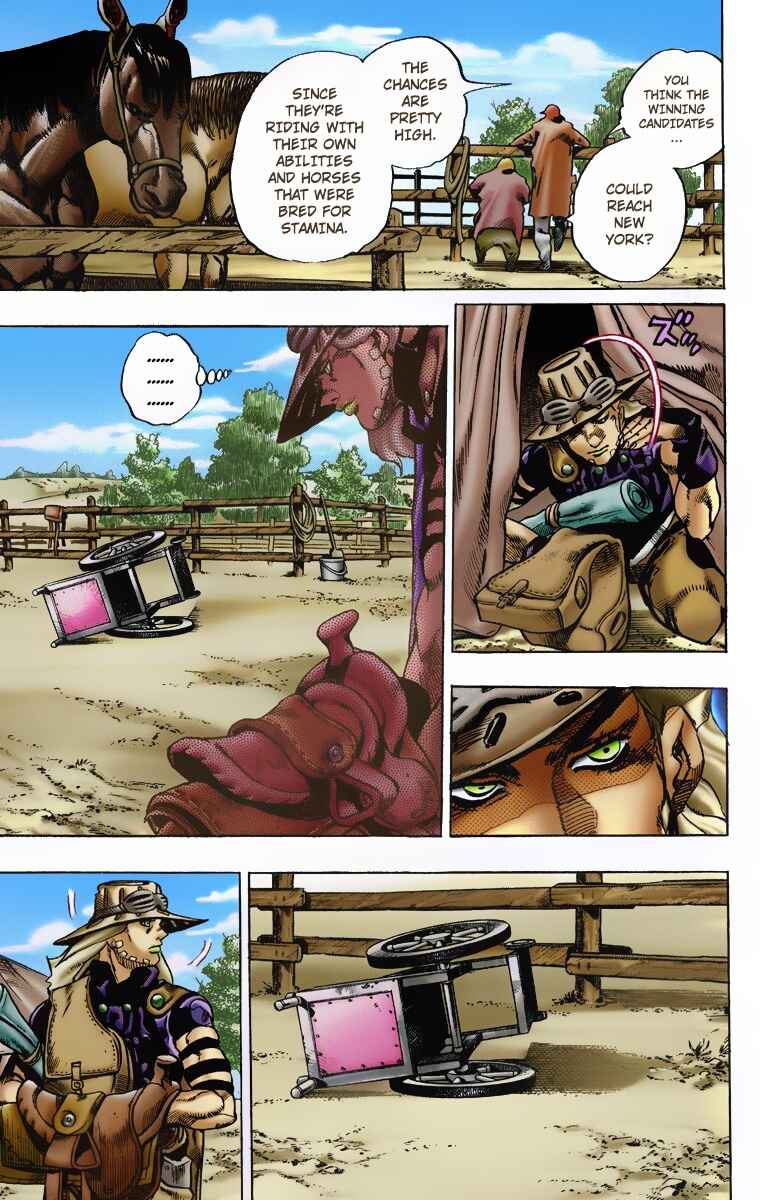 JoJo no Kimyou na Bouken: Part 7 - Steel Ball Run Color-ban Chapter 4 - Page 5