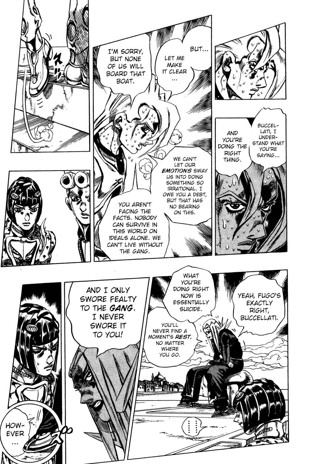 JoJo no Kimyou na Bouken: Part 5 - Ougon no Kaze Chapter 84 - Page 8