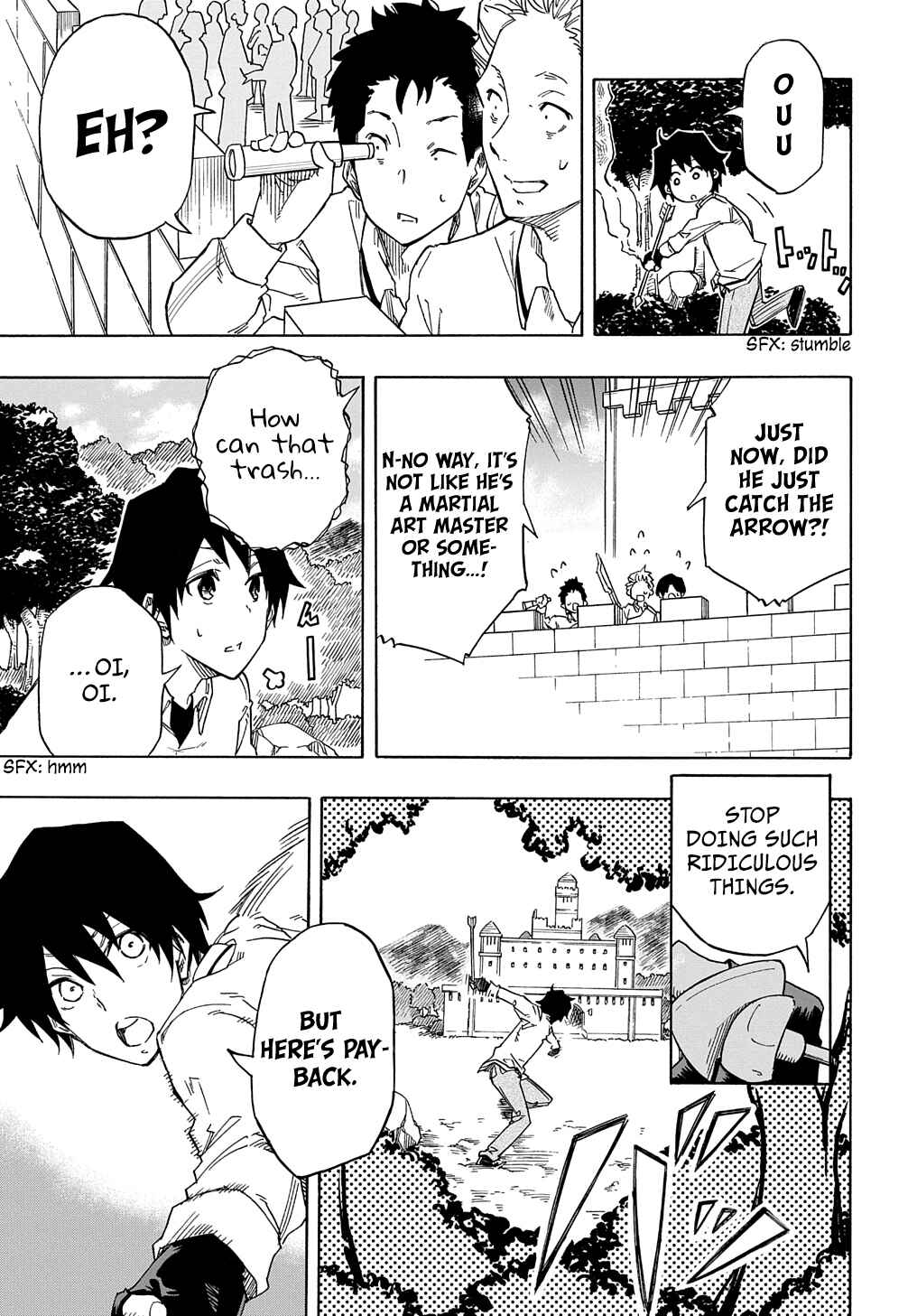 Kiyoubinbou, Jou wo Tateru: Kaitaku Gakuen no Rettousei na no ni, Joukyuu-shoku no Skill to Mahou ga Subete Tsukaemasu Chapter 1 - Page 37