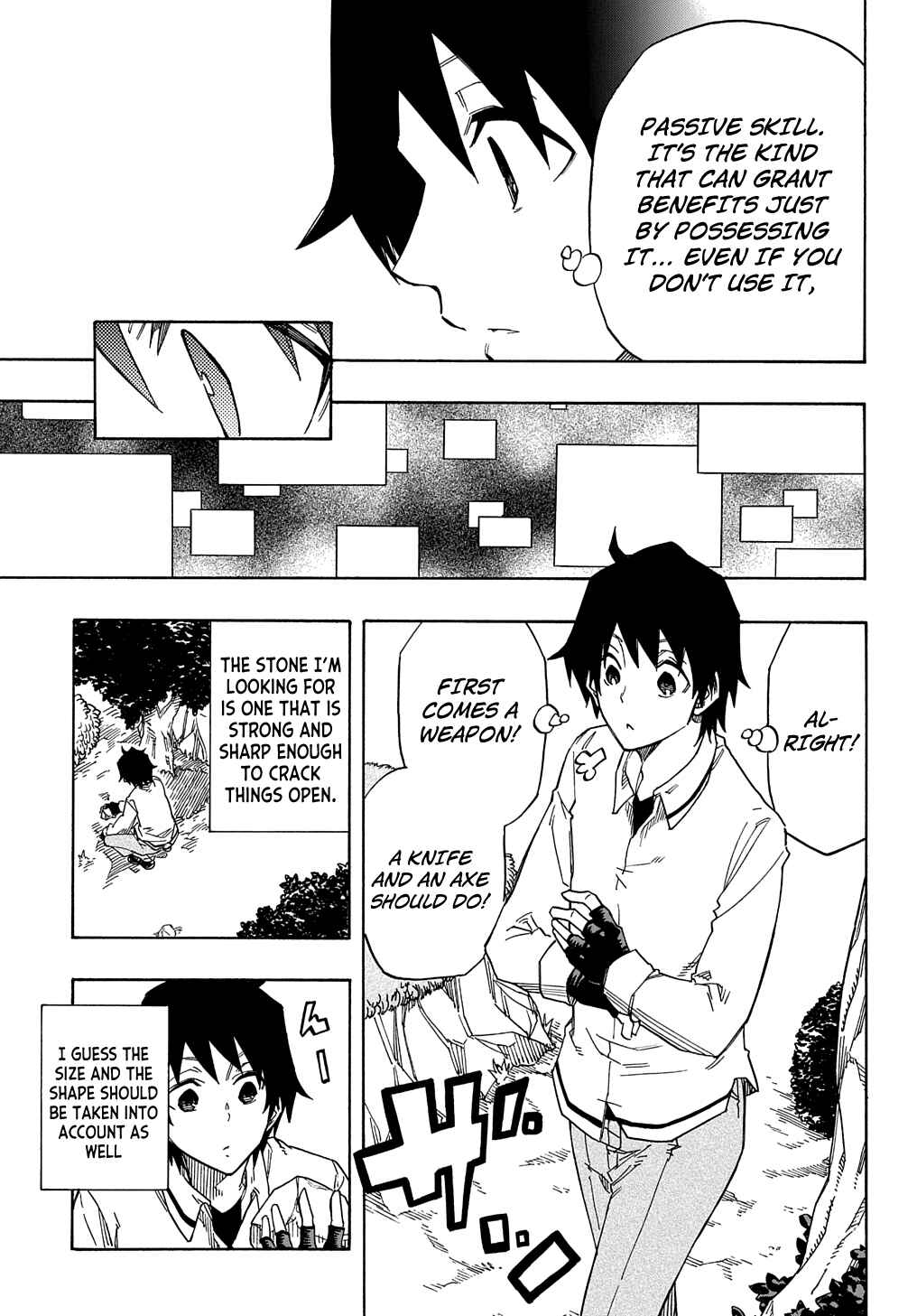 Kiyoubinbou, Jou wo Tateru: Kaitaku Gakuen no Rettousei na no ni, Joukyuu-shoku no Skill to Mahou ga Subete Tsukaemasu Chapter 1 - Page 43