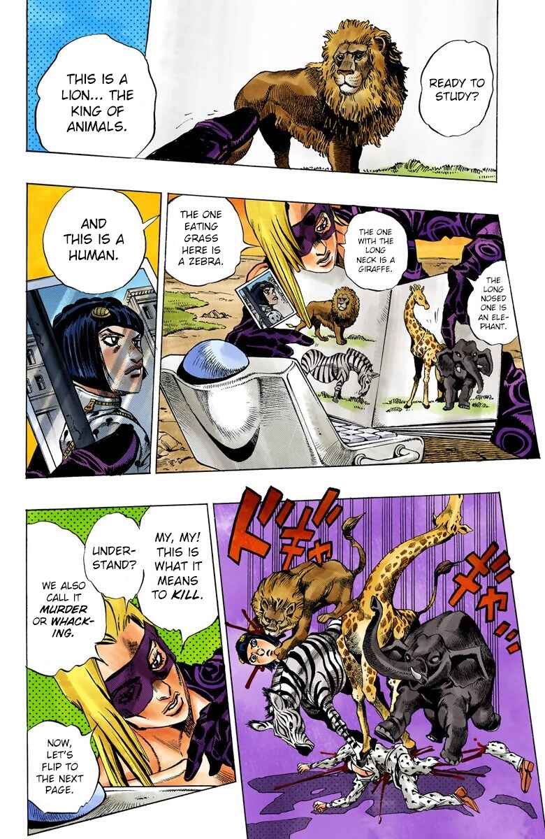 JoJo no Kimyou na Bouken: Part 5 - Ougon no Kaze Color-ban Chapter 62 - Page 8