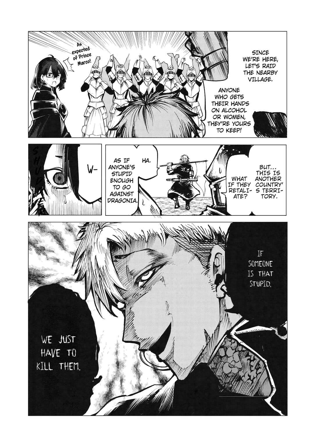 Kuni wo Owareta Ryuushi-san, Hirowareta Ringoku de Ukkari Musou Shite Shimau. ~Jakushou Kokka ga Tairiku Saikyou no Ryuu no Rakuen ni Naru made~ Chapter 7 - Page 7