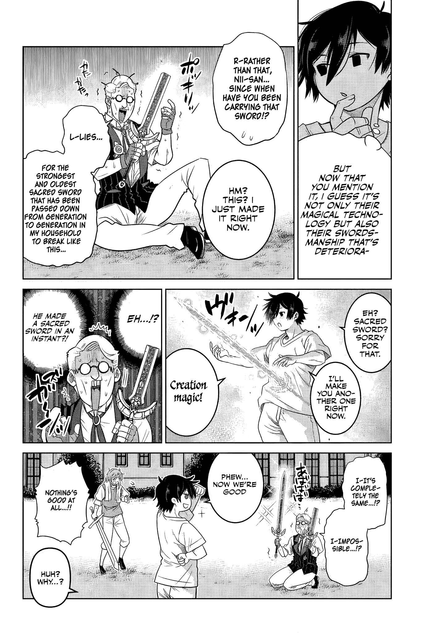 Ochikobore Datta Ani ga Jitsuha Saikyou ~Shijou Saikyou no Yuusha wa Tensei-shi, Gakuen de Mujikaku ni Musou Suru~ Chapter 3.2 - Page 4