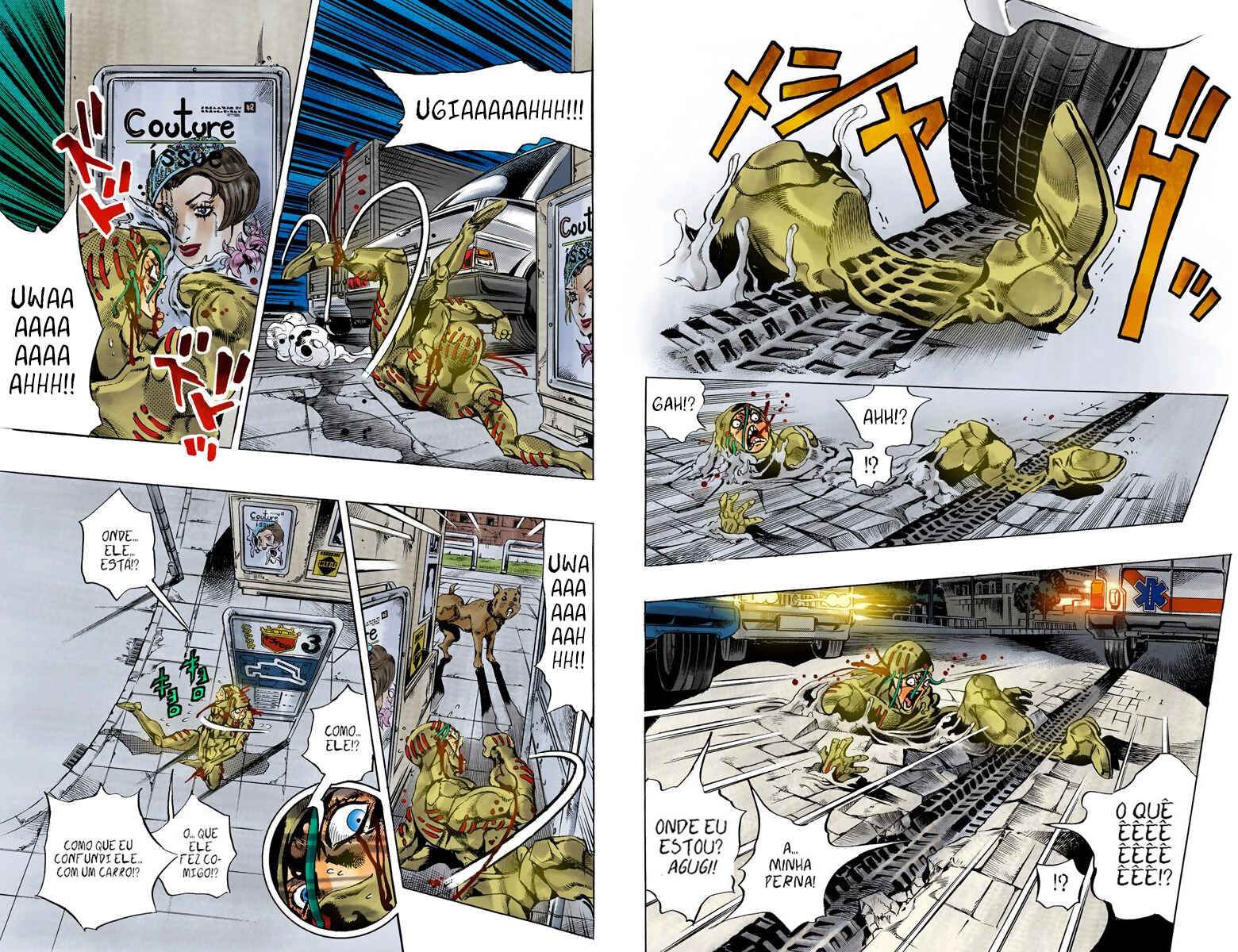 JoJo no Kimyou na Bouken: Part 5 - Ougon no Kaze Color-ban Chapter 128 - Page 2