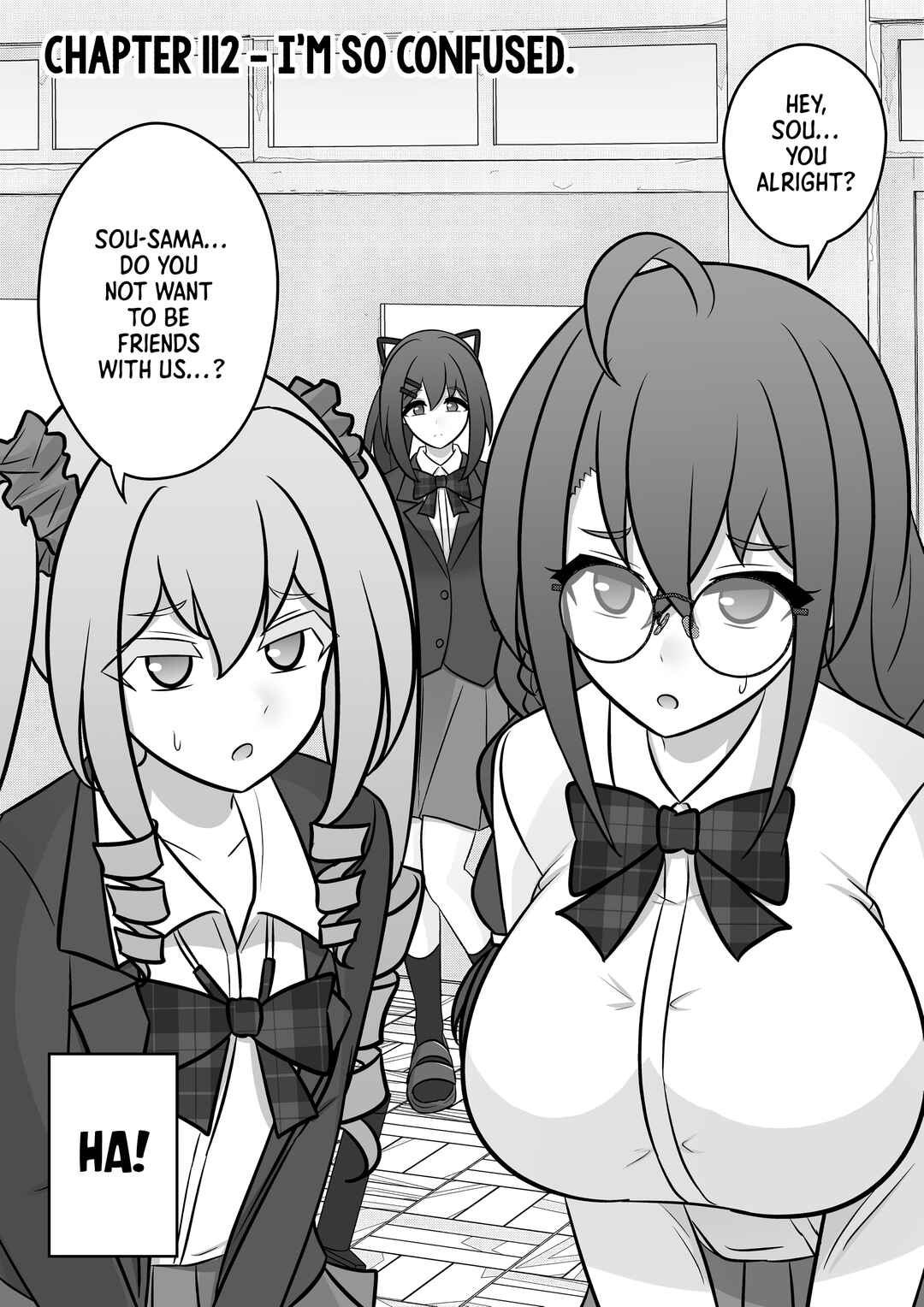 Danjo-hi 1:39 no Heikou Sekai wa Omoi no Hoka Futsuu Chapter 112 - Page 1