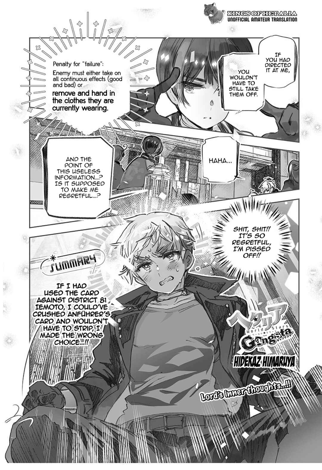 Hetalia World★Stars: Gangsta Chapter 42 - Page 1