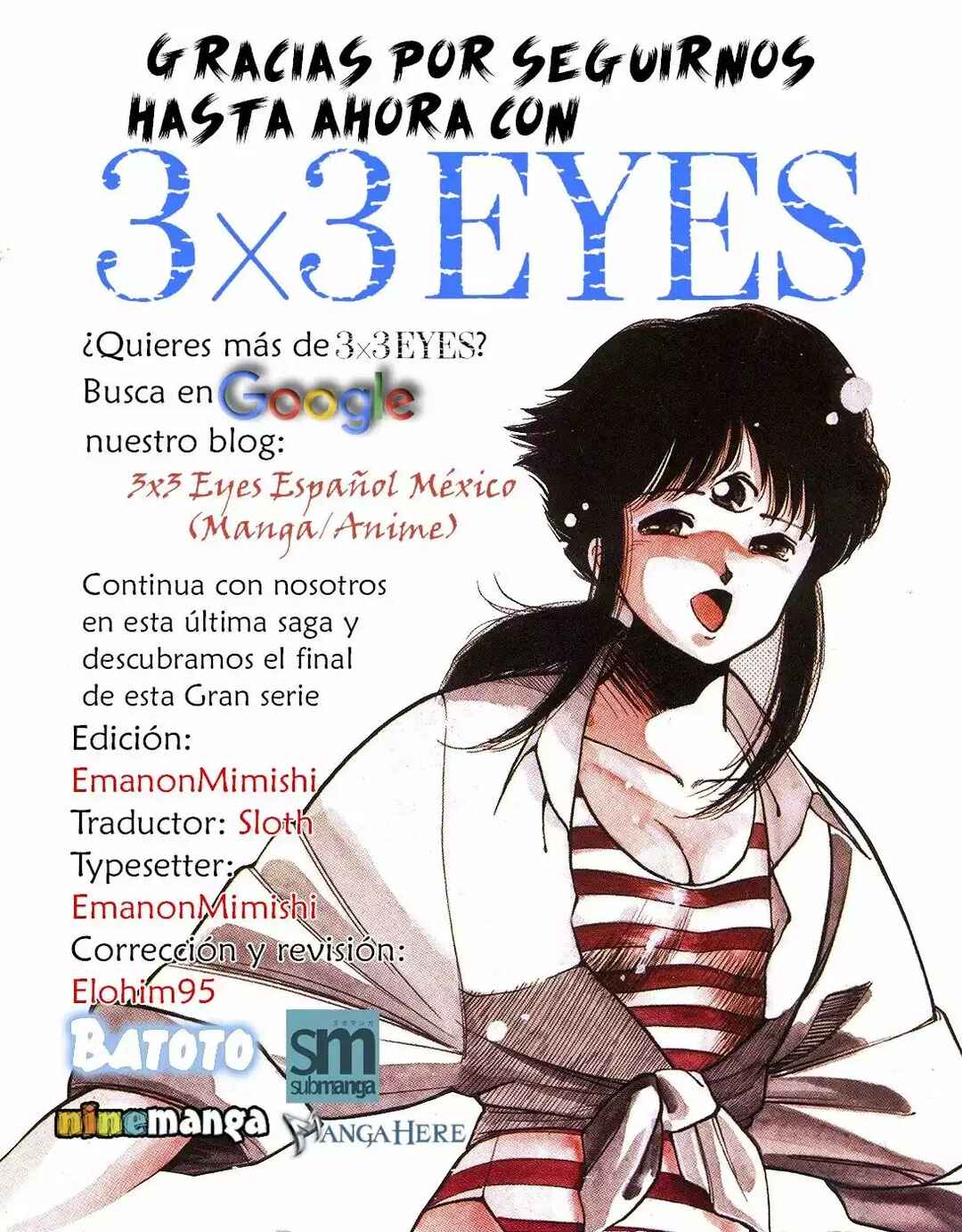 3×3 EYES Chapter 163 - Page 1
