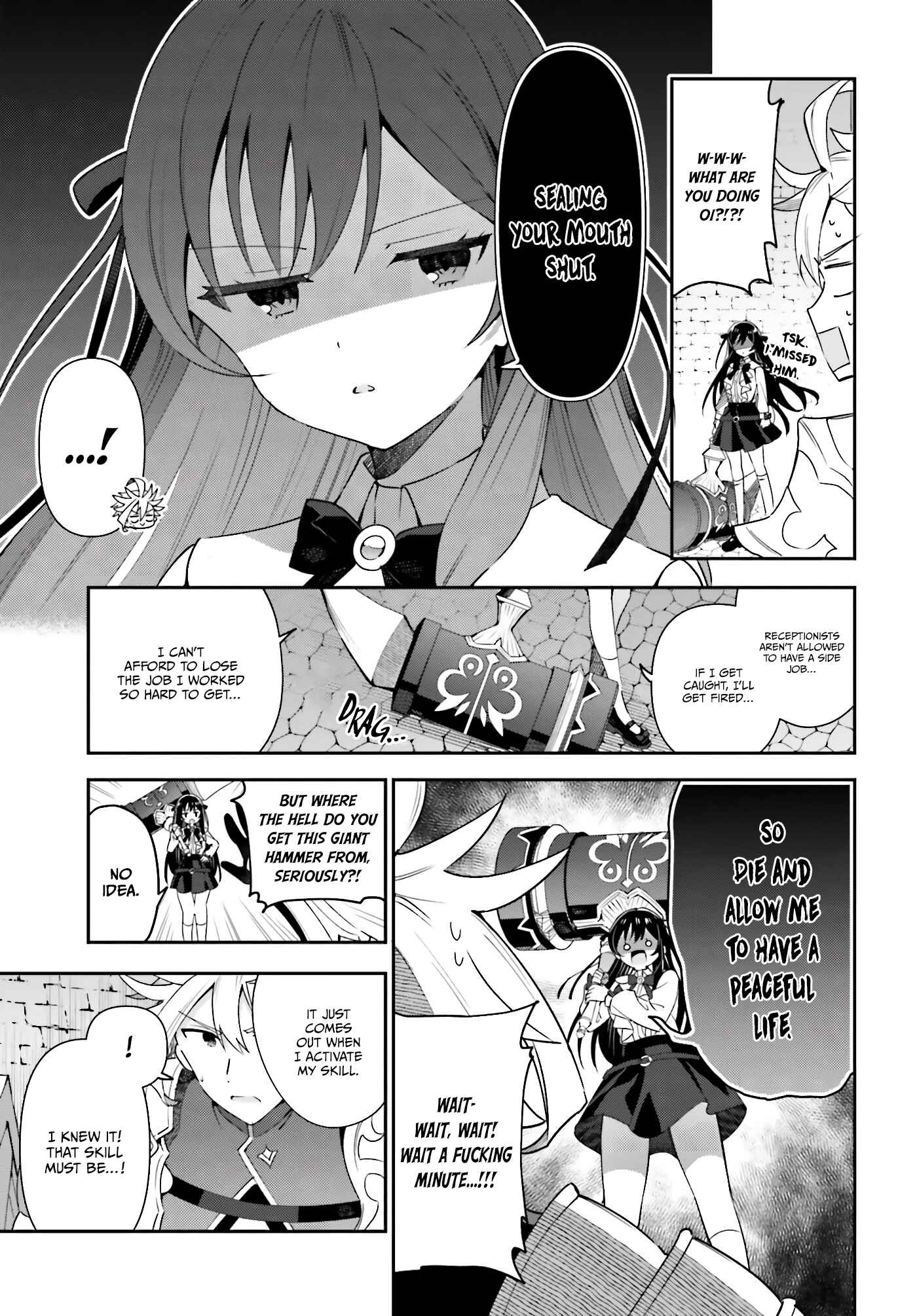 Guild no Uketsukejou Desu ga, Zangyou wa Iya Nanode Boss wo Solo Toubatsu Shiyou to Omoimasu Chapter 3 - Page 18
