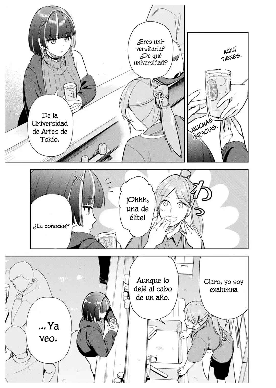 Tachinomi Izakaya de Kuudere Downer-kei Joshidaisei ga Tonari ni Kuru Hanashi Chapter 1 - Page 13