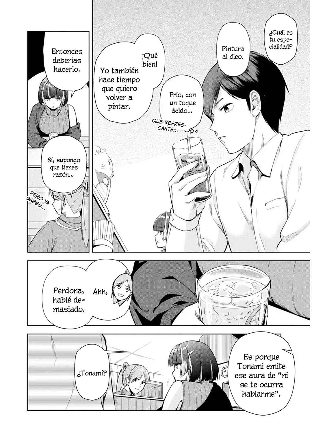 Tachinomi Izakaya de Kuudere Downer-kei Joshidaisei ga Tonari ni Kuru Hanashi Chapter 1 - Page 14