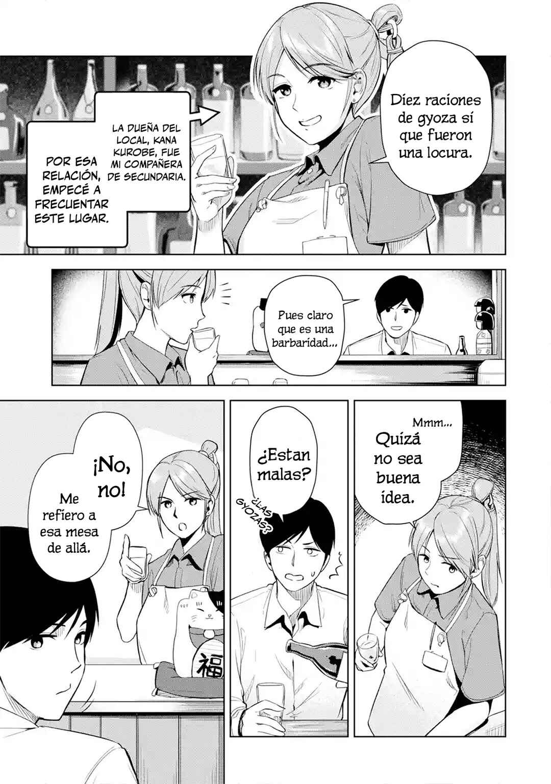 Tachinomi Izakaya de Kuudere Downer-kei Joshidaisei ga Tonari ni Kuru Hanashi Chapter 1 - Page 5