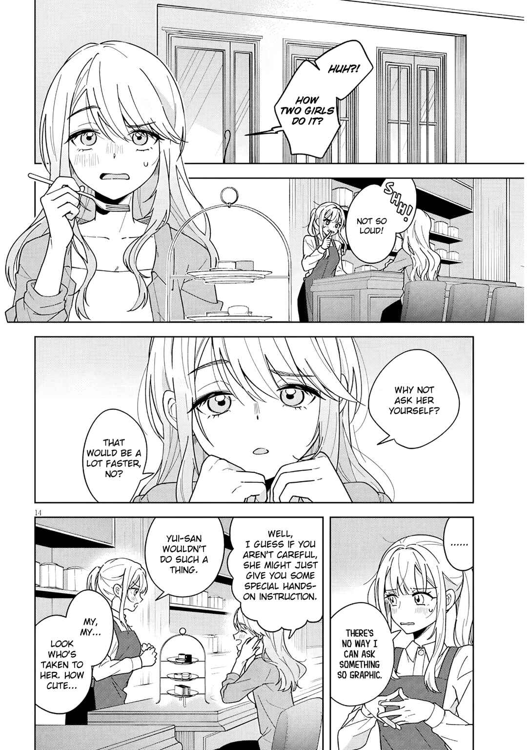 Afternoon Tea wa Ikaga desu ka? Watashi to Kanojo no Fujun de Ichizu na Futarigurashi Chapter 3.2 - Page 14