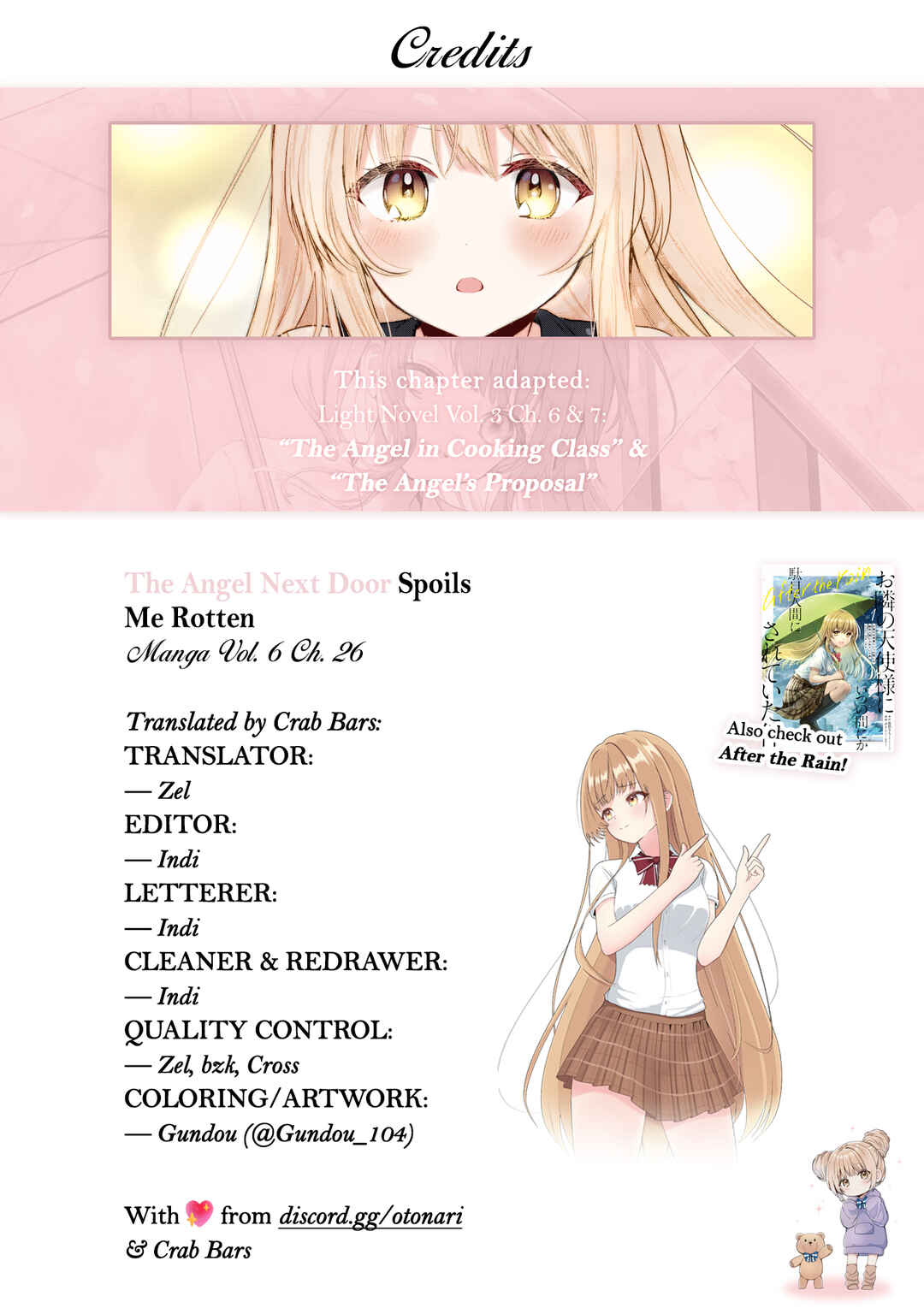 Otonari no Tenshi-sama ni Itsunomanika Dame Ningen ni Sareteita Ken Chapter 26.4 - Page 20