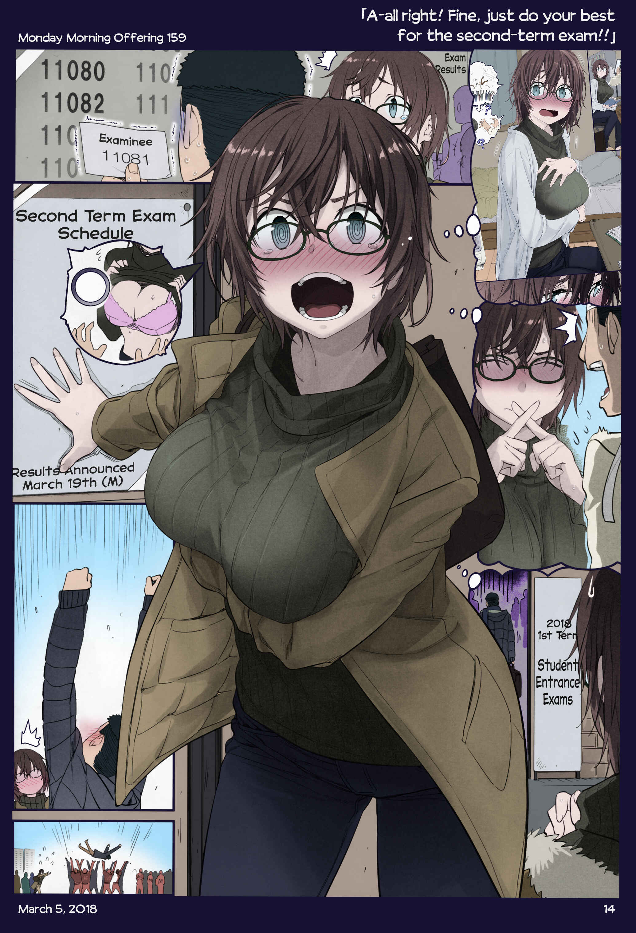 Getsuyoubi no Tawawa (Twitter Webcomic) (Fan Colored) Chapter 18 - Page 11