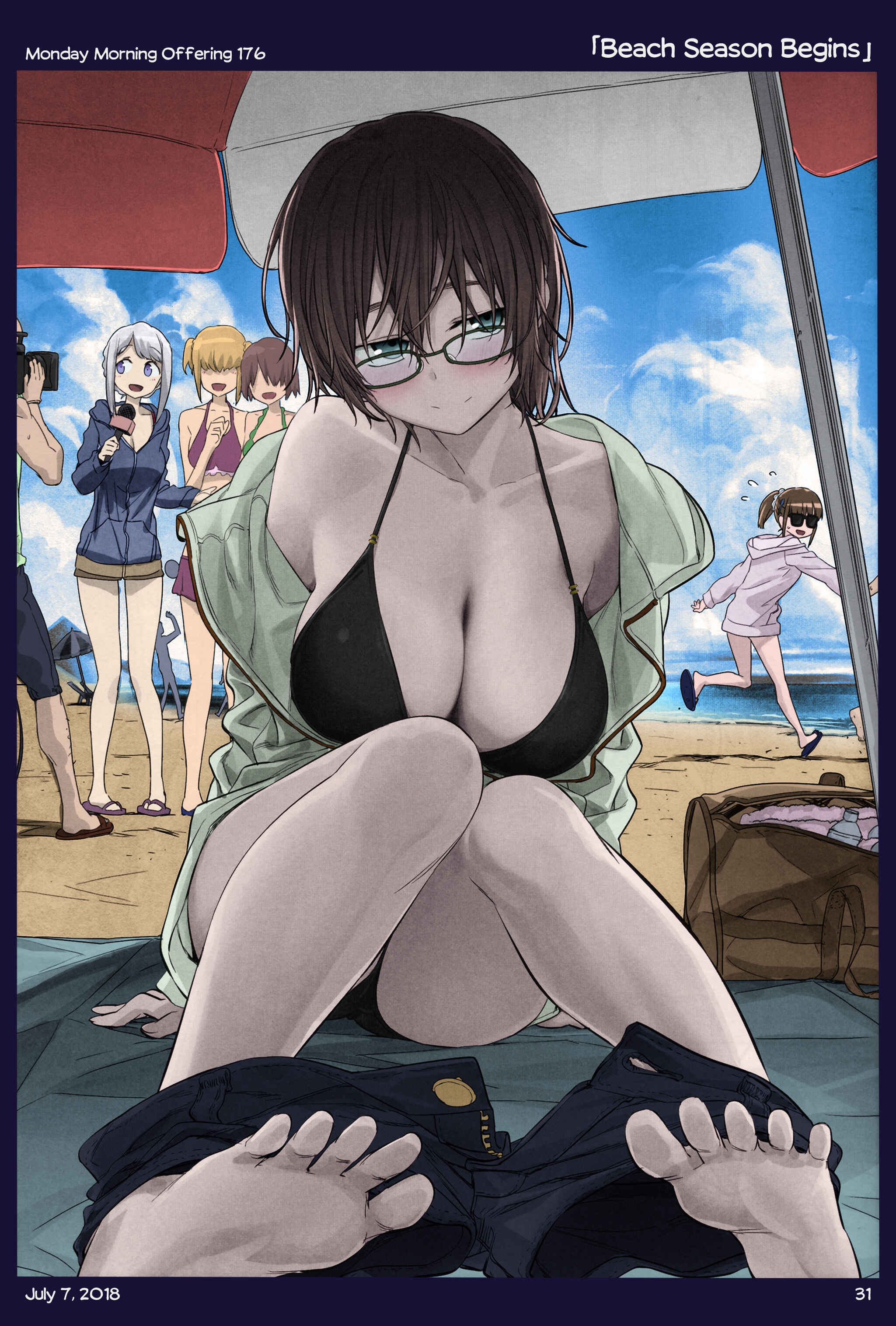 Getsuyoubi no Tawawa (Twitter Webcomic) (Fan Colored) Chapter 18 - Page 28