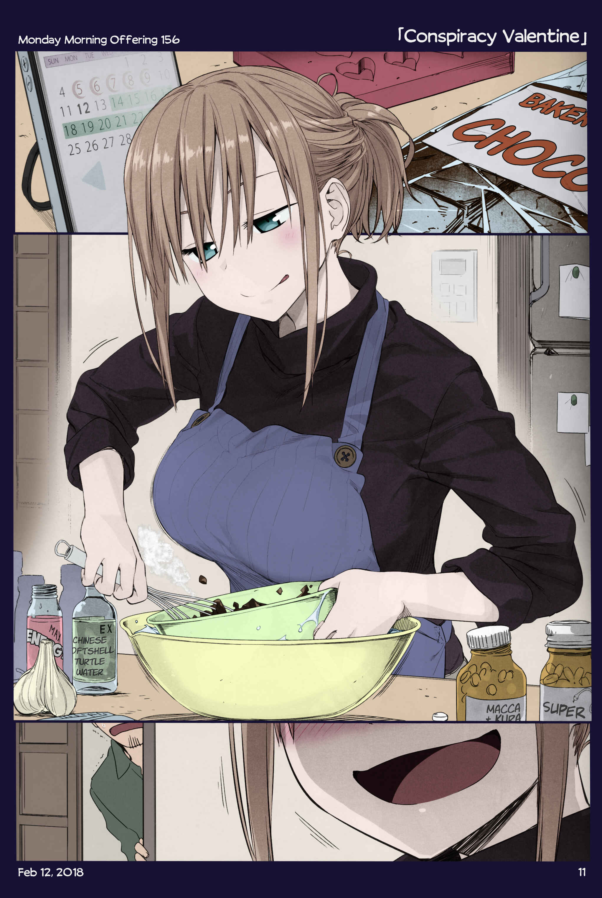 Getsuyoubi no Tawawa (Twitter Webcomic) (Fan Colored) Chapter 18 - Page 8