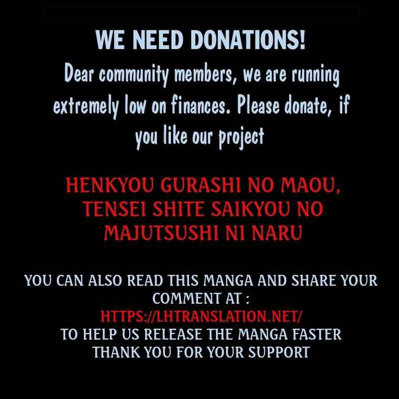 Henkyou-gurashi no Maou, Tensei Shite Saikyou no Majutsushi ni Naru Chapter 32 - Page 42