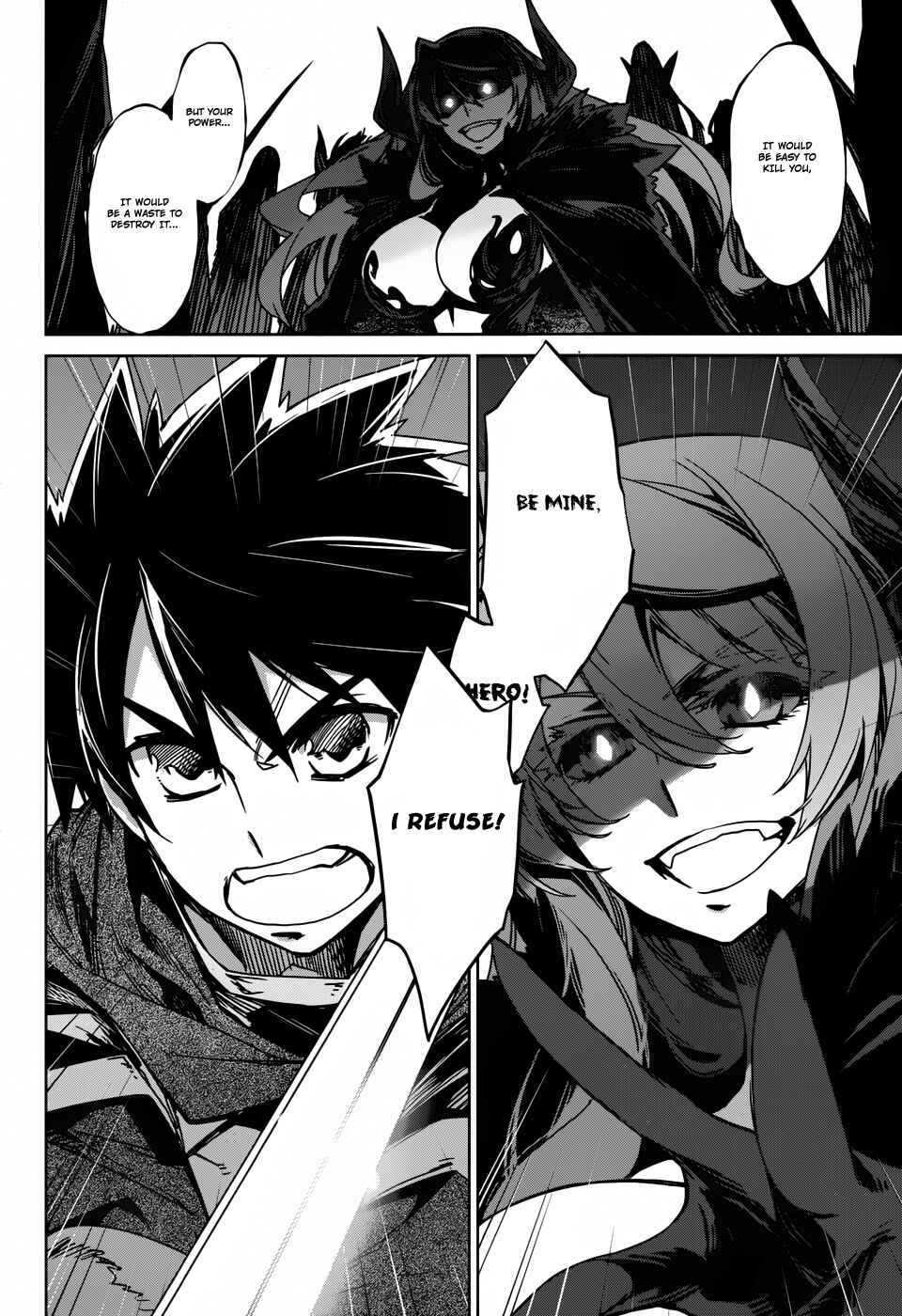 MAOYU : Archenemy and Hero “Become mine, Hero” “I refuse!” Chapter 22 - Page 35