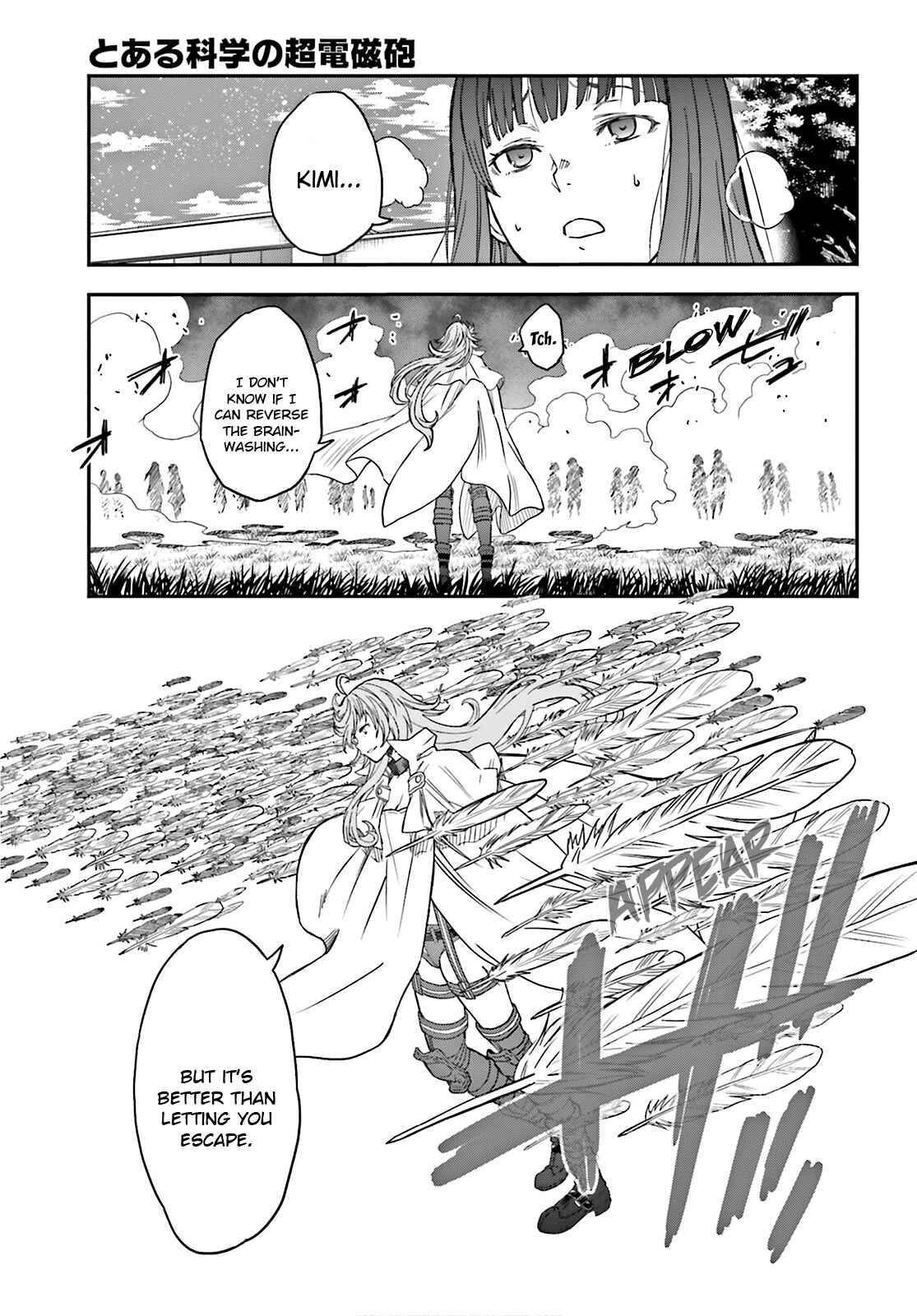 Toaru Majutsu no Index Gaiden: Toaru Kagaku no Railgun Chapter 124 - Page 3