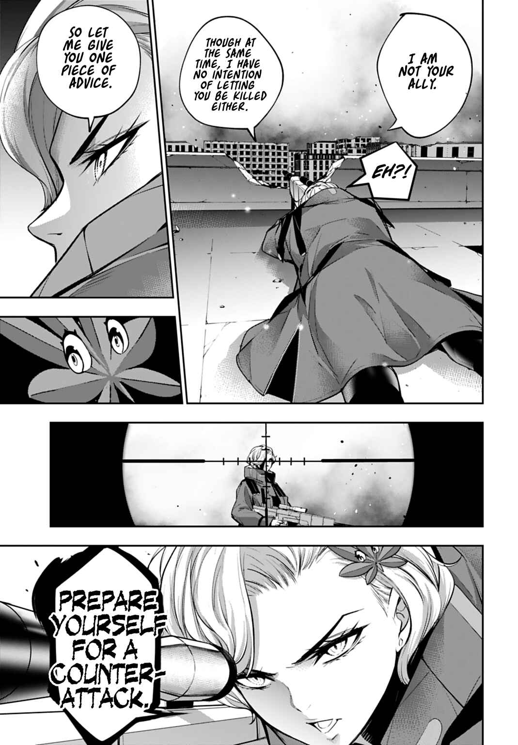 Majo Taisen - 32-nin no Isai no Majo wa Koroshiau Chapter 60 - Page 27