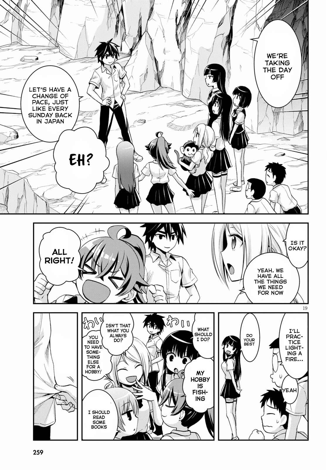 Isekai Yurutto Survival Seikatsu ~Gakkou no Minna to Isekai no Mujintou ni Tenishitakedo Ore Dake Rakushou desu~ Chapter 12 - Page 19
