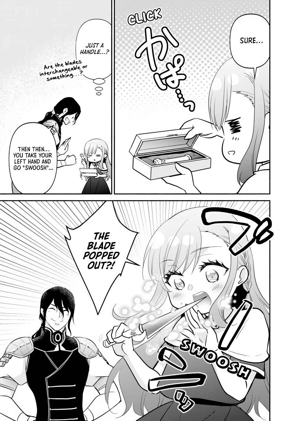 Tensei Youjo.: Shinjuu to Ouji to, Saikyou no Oji-san Youhei-dan no Naka de Ikiru Chapter 34 - Page 11
