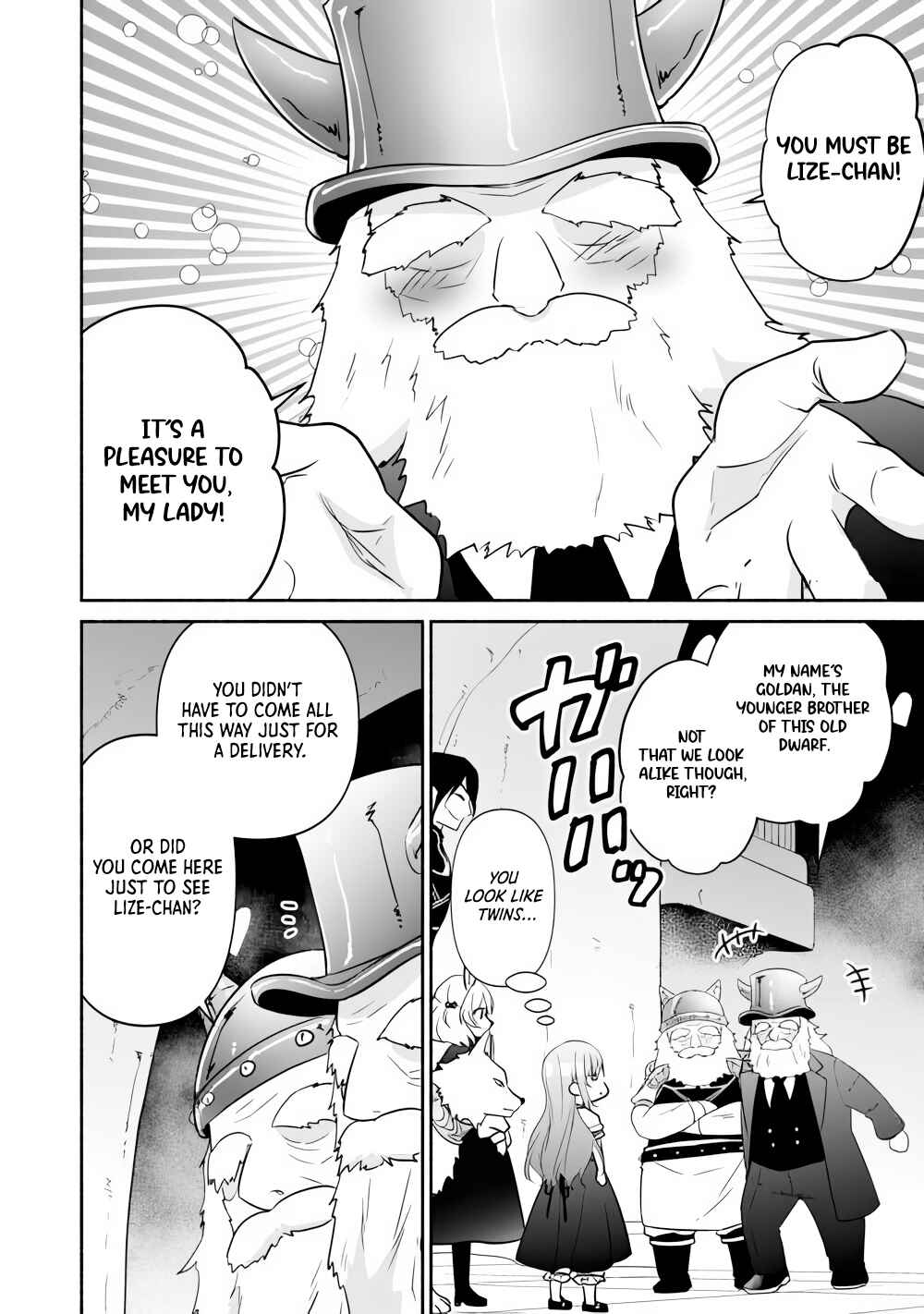 Tensei Youjo.: Shinjuu to Ouji to, Saikyou no Oji-san Youhei-dan no Naka de Ikiru Chapter 34 - Page 14