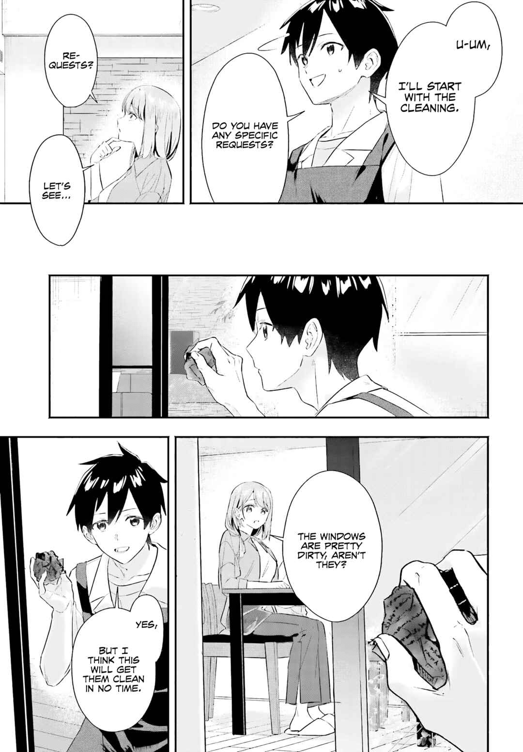 Kaji Daikou no Arubaito wo Hajimetara Gakuen Ichi no Bishoujo no Kazoku ni Kiniirarechaimashita. Chapter 4 - Page 12