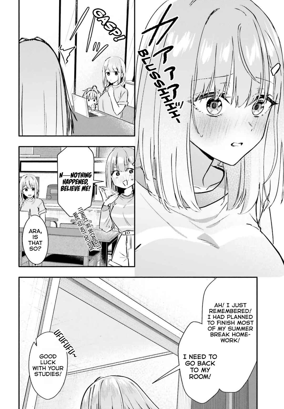 Kaji Daikou no Arubaito wo Hajimetara Gakuen Ichi no Bishoujo no Kazoku ni Kiniirarechaimashita. Chapter 7 - Page 12