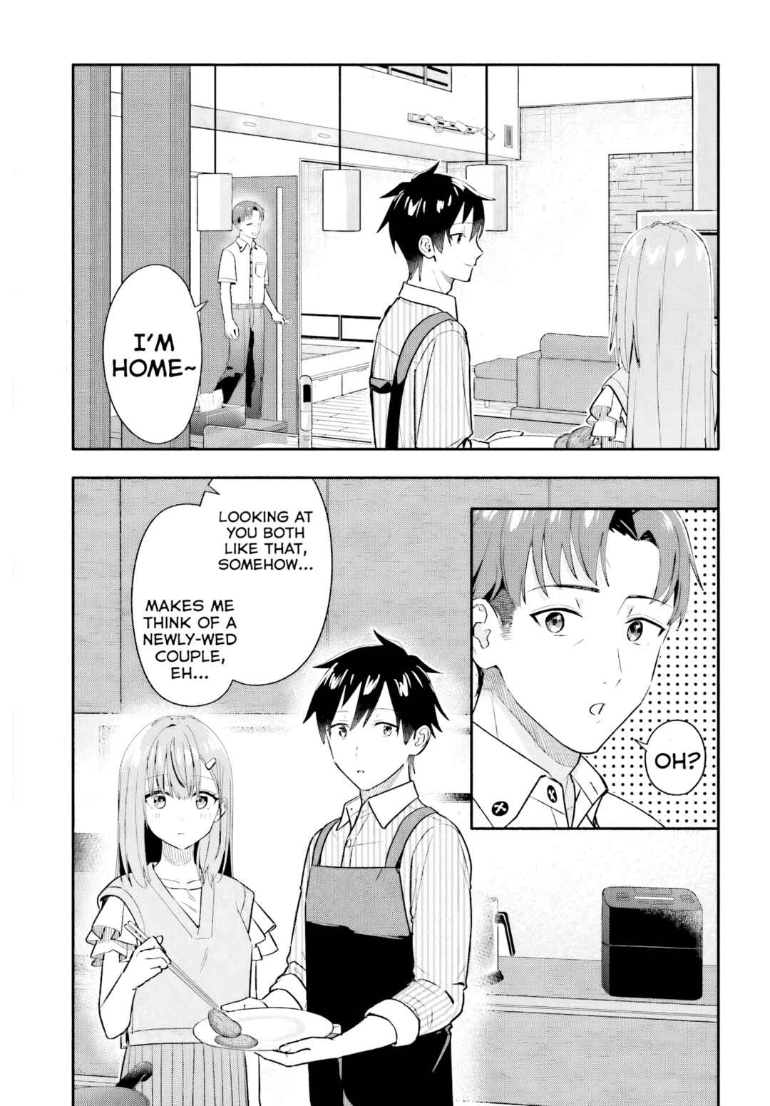 Kaji Daikou no Arubaito wo Hajimetara Gakuen Ichi no Bishoujo no Kazoku ni Kiniirarechaimashita. Chapter 7 - Page 35