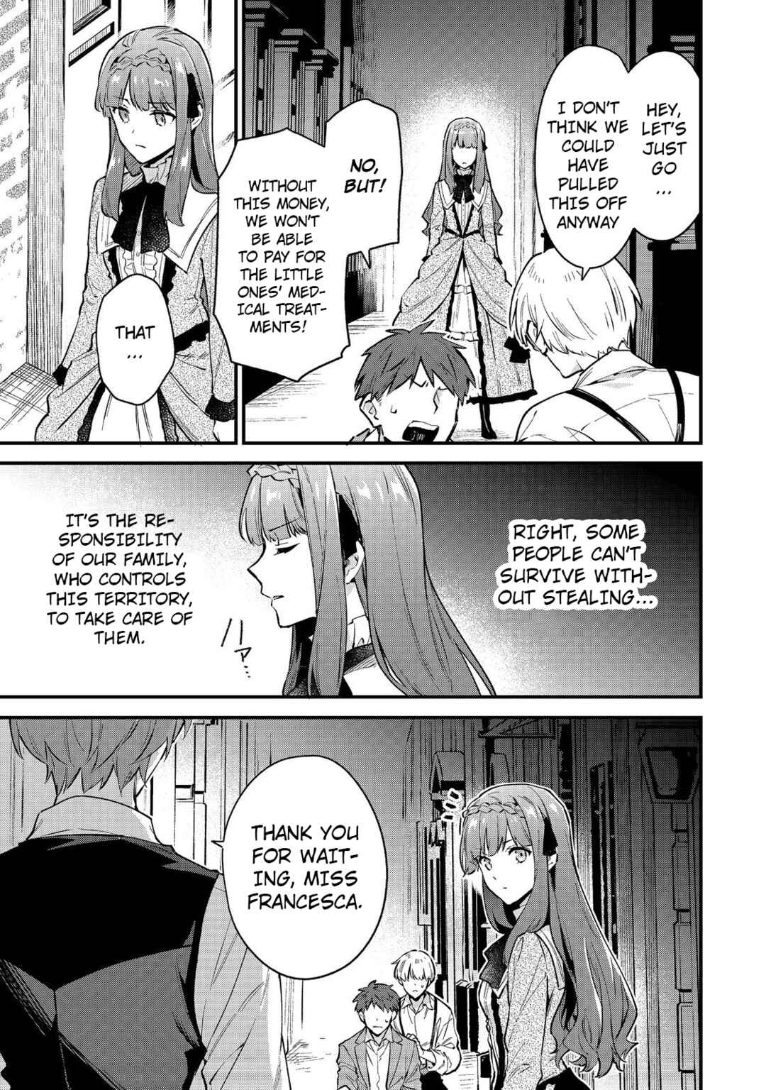 Akutou Ikka no Mana Musume, Tensei Saki mo Otome Game no Gokudou Reijou deshita Chapter 1 - Page 9