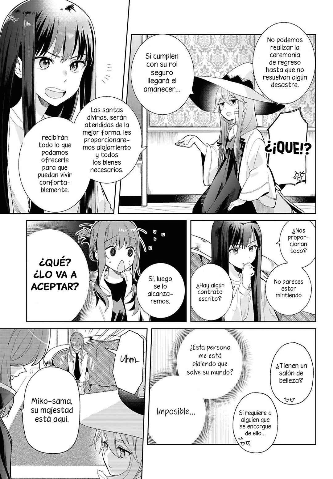 Muryoku Seijo to Munou Oujo ~Maryoku Zero de Shoukansareta Seijo no Isekai Kyuukokuki~ Chapter 1 - Page 19