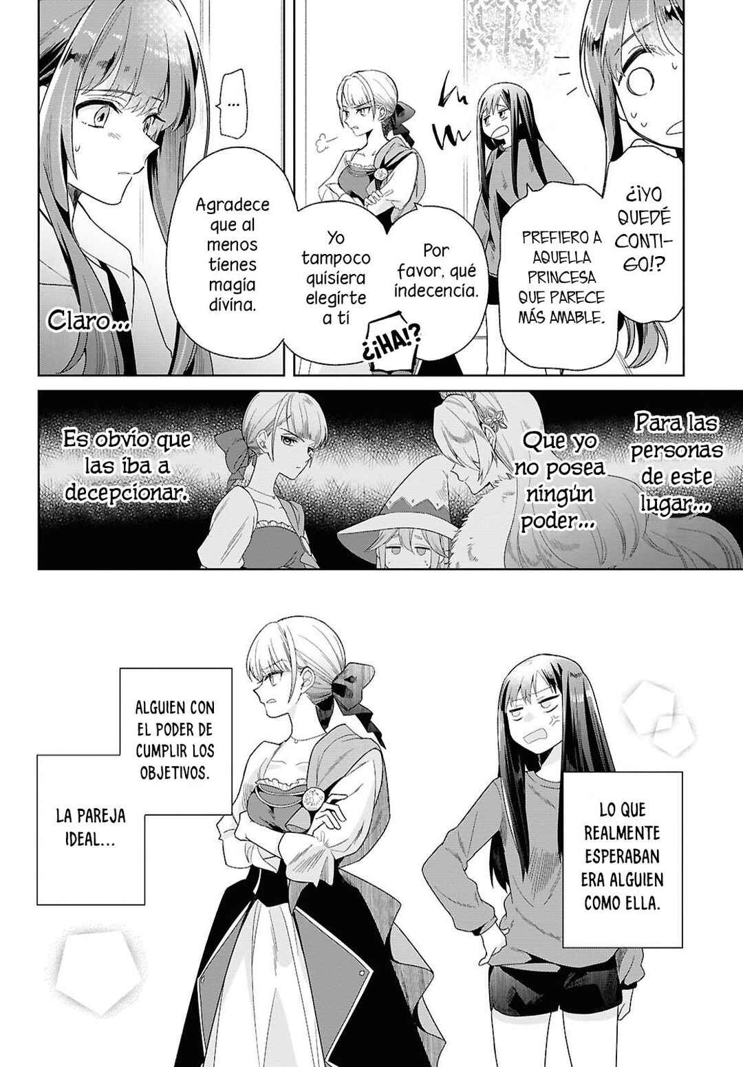 Muryoku Seijo to Munou Oujo ~Maryoku Zero de Shoukansareta Seijo no Isekai Kyuukokuki~ Chapter 1 - Page 34