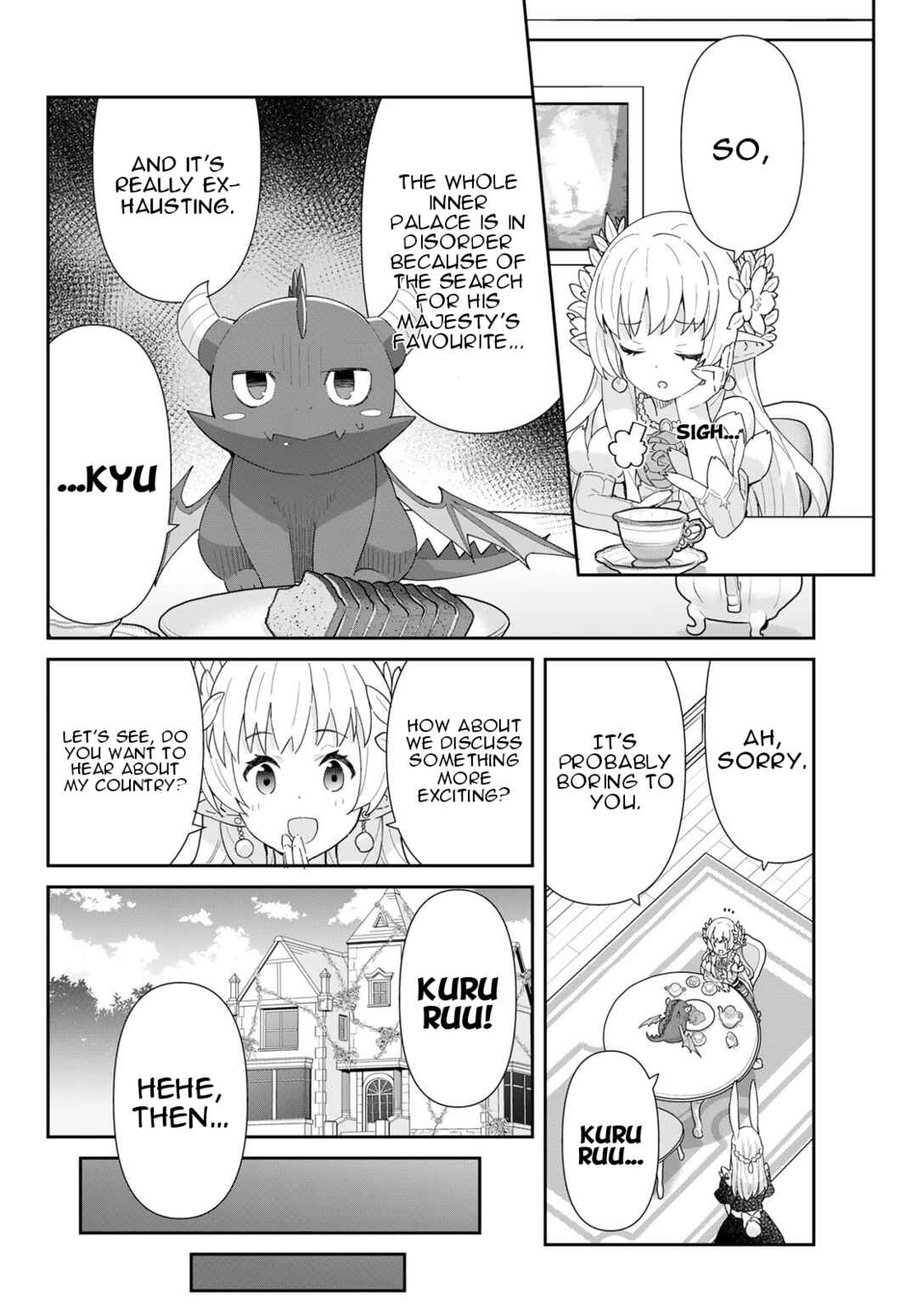 Reiketsu Ryuuou Heika no "Unmei no Tsugai" rashii Desu ga, Koukyuu ni Hikikomorou to Omoimasu Chapter 4.1 - Page 8