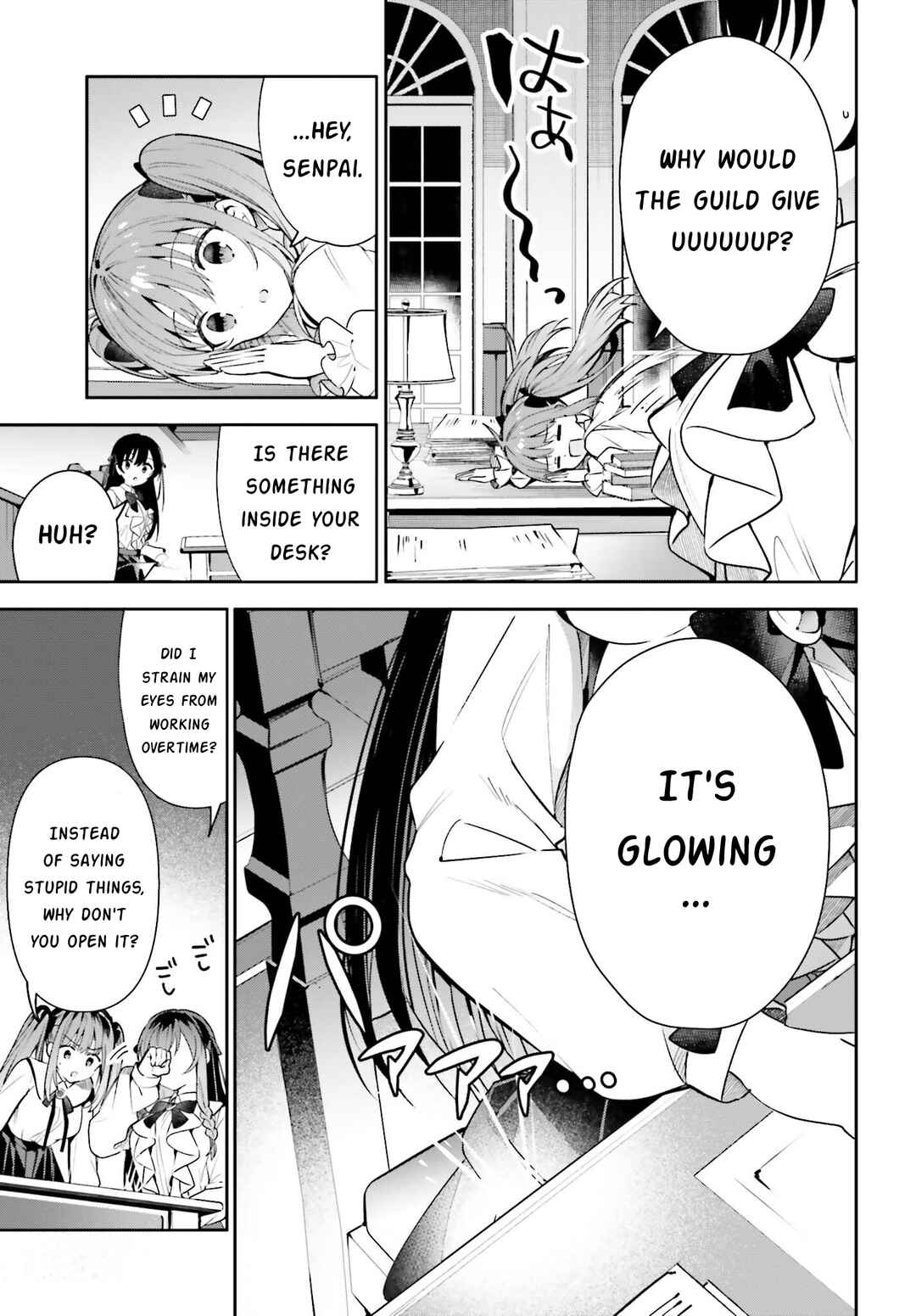 Guild no Uketsukejou Desu ga, Zangyou wa Iya Nanode Boss wo Solo Toubatsu Shiyou to Omoimasu Chapter 19 - Page 7