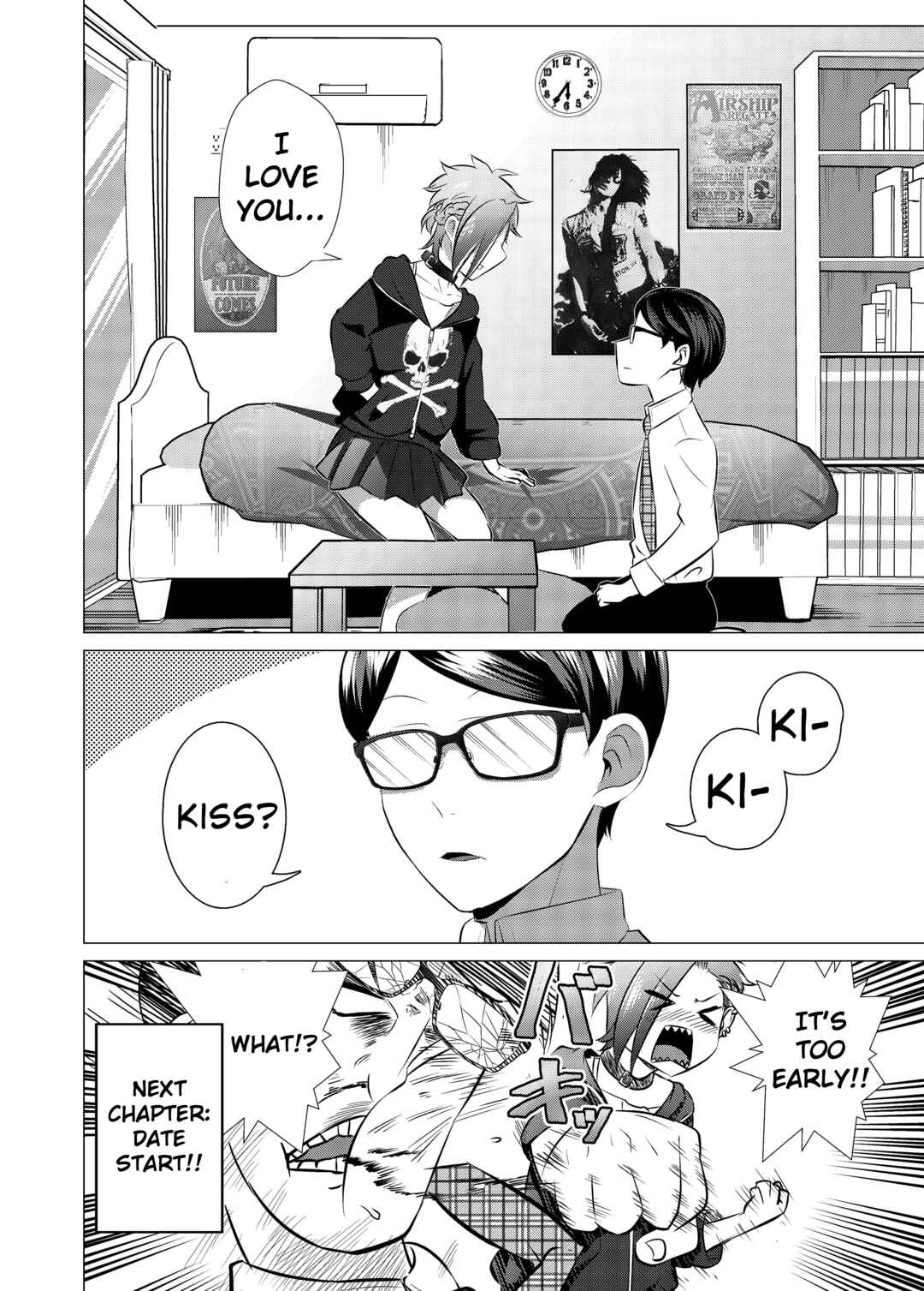 Yankee-chan ga Jimi Megane ni Koisuru Hanashi Chapter 5 - Page 4