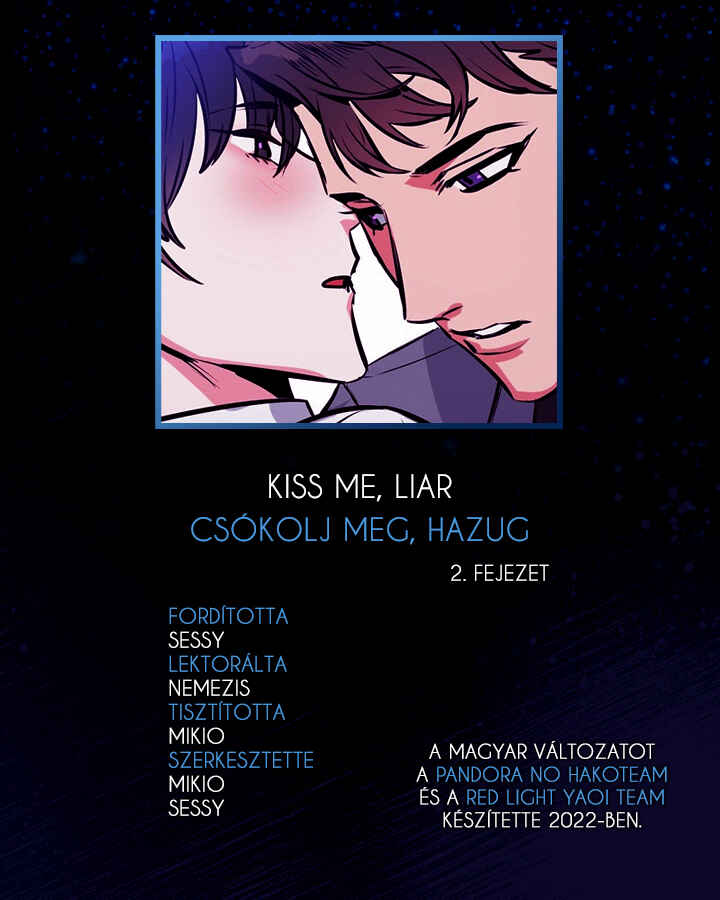 Kiss Me, Liar Chapter 2 - Page 1