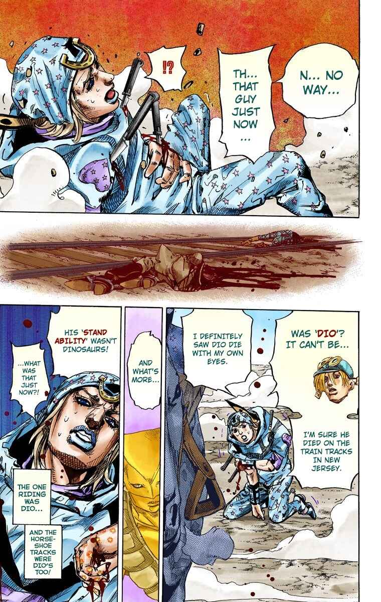 JoJo no Kimyou na Bouken: Part 7 - Steel Ball Run Color-ban Chapter 91 - Page 18