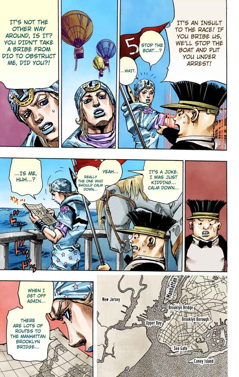 JoJo no Kimyou na Bouken: Part 7 - Steel Ball Run Color-ban Chapter 91 - Page 27
