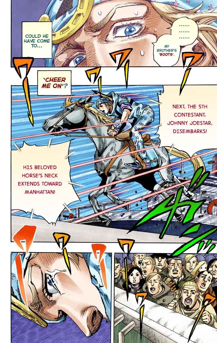 JoJo no Kimyou na Bouken: Part 7 - Steel Ball Run Color-ban Chapter 91 - Page 35